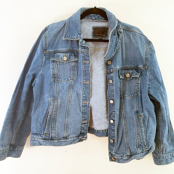 Women's Banana Republic Classic Denim Jacket XXL wardrobe staple - Picture 3 of 5
